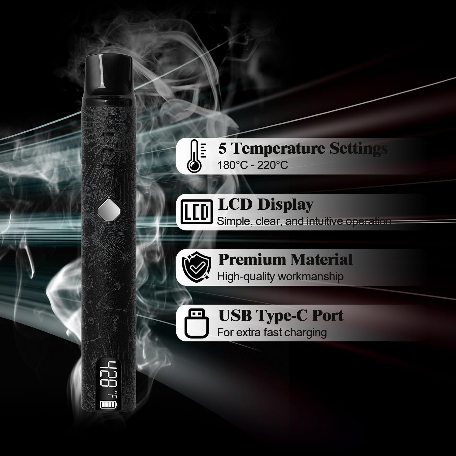Vaporizador de cannabis para hierbas secas