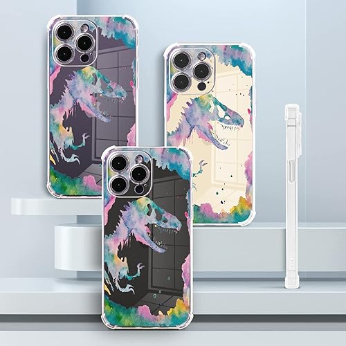 Vista 28 de Roemary Buffertech - Funda protectora para iPhone 13 Pro Max con diseño Golden Retriever, diseño de arcoíris con protector de pantalla