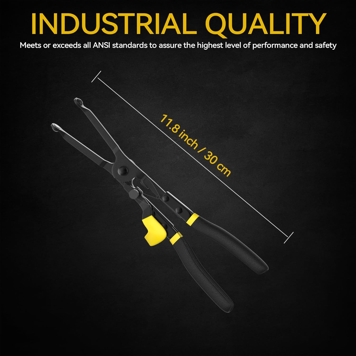Renekton Clamp Spread Pliers with Locking Device, Working on Lap Joint Clamps, Connector Double Clamps and Exhaust Pipe Clamps