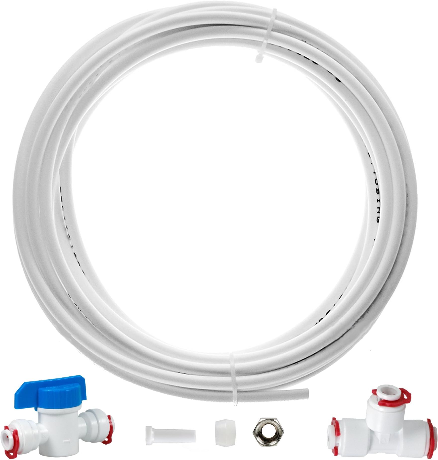 NU Aqua Ice Maker and Refrigerator Connection Kit For Reverse Osmosis Filtration System
