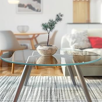 Amazon|円形 棚板 オーダー テーブル天板 透明硝子 ガラステーブル Amazon|円形 棚板 オーダー テーブル天板 透明硝子 ガラステーブル