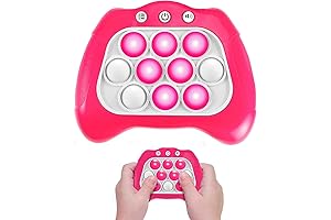Quick Push Puzzle Game Machine Pop Fidget Light-Up Squeeze Poppet Sensory Toy:...