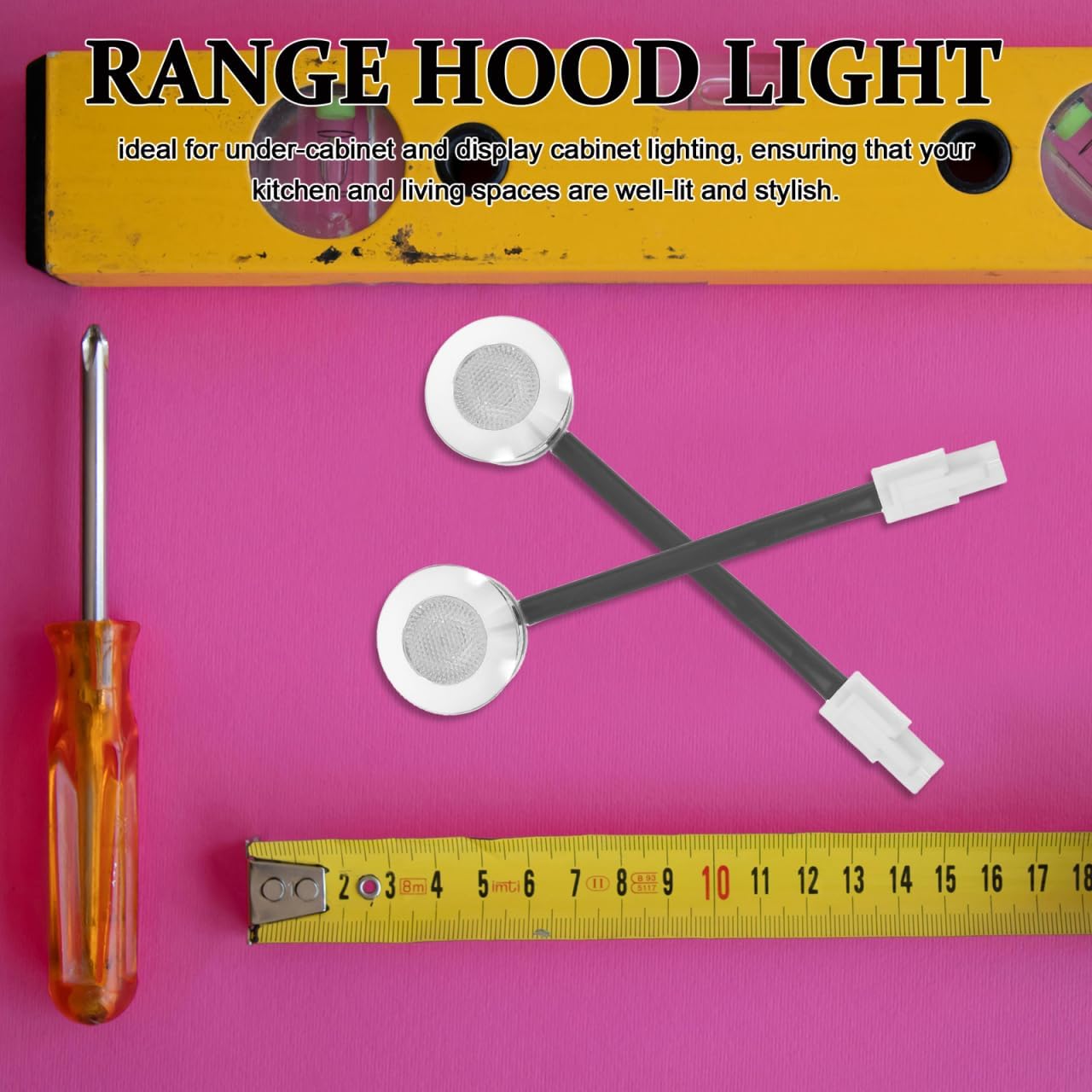 HOMSFOU 2Pcs Range Hood Led Light Bulbs Compact Sealed Design for Stove Hood Lighting under Cabinet Kitchen Led Lights Enhance Cooking Visibility
