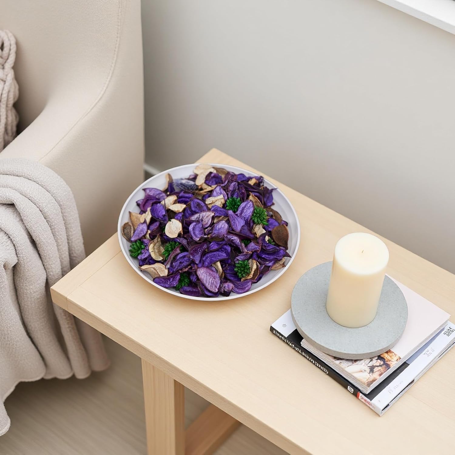 Scented Potpourri Bags - Potpourri Bowl Vase Fillers Decor - Long Lasting Home Fragrance for Bathroom Bedroom Living Room Car Gifts (Purple)