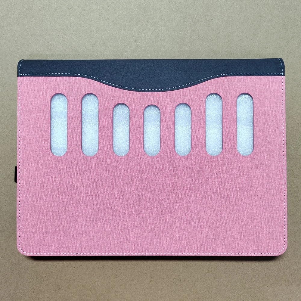 Custodia protettiva in similpelle rimovibile for notebook e PC, adatta for Microsoft Surface Laptop 7 da 13,8 pollici 2024(Pink)