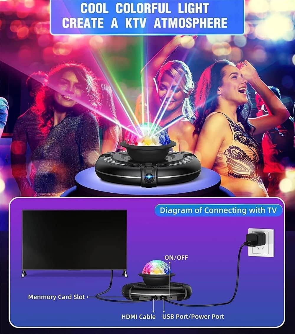 Double Dance Mat for Kids Adults, HDMI Wireless Musical Electronic Dance Mat with HD Camera, Yoga Fitness Double Dancing Step Floor Mat, 2 Game Pass,Camera Colorful Lamp for Adults and Children