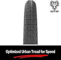 Vista 3 de WTB Groov-E Hybrid Bike Tire (27.5"29") Wire Bead - E-Bikes & Commuter - Great in Wet Conditions (Optional Flat Guard Puncture Protection)