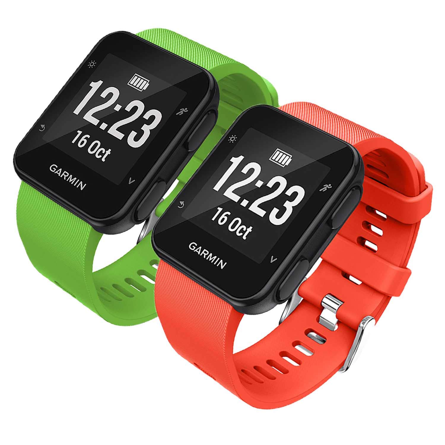 GVFMBand Compatible with Garmin Forerunner 35, Soft Silicone Replacement Watch Band Strap for Garmin Forerunner 35 Smart Watch