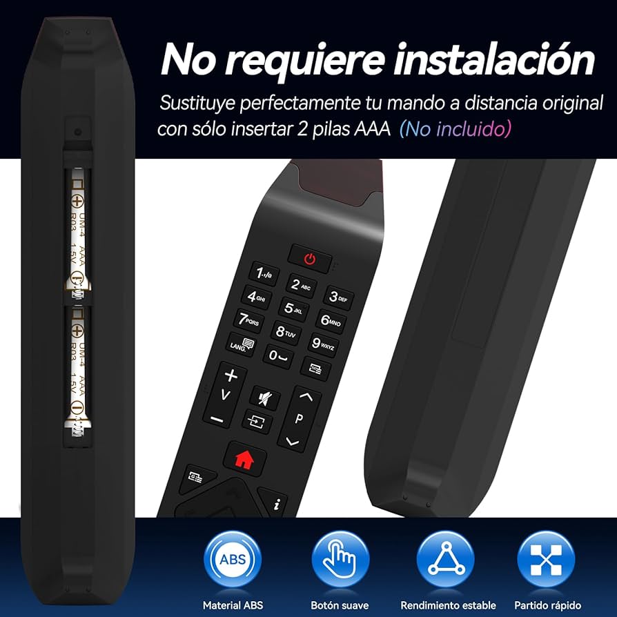 Télécommande Rc43140 Remplacer Pour Hitachi Smart Led Tv Avec Netflix