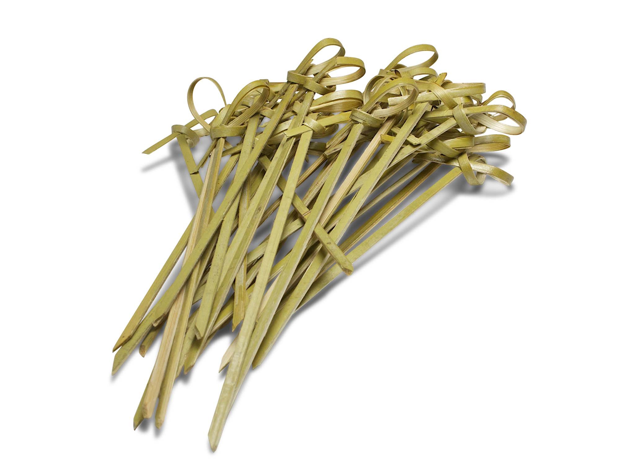 Miya Bamboo 100-Piece Cocktail Knotted Picks for Hors D'ouevres, 4-Inch