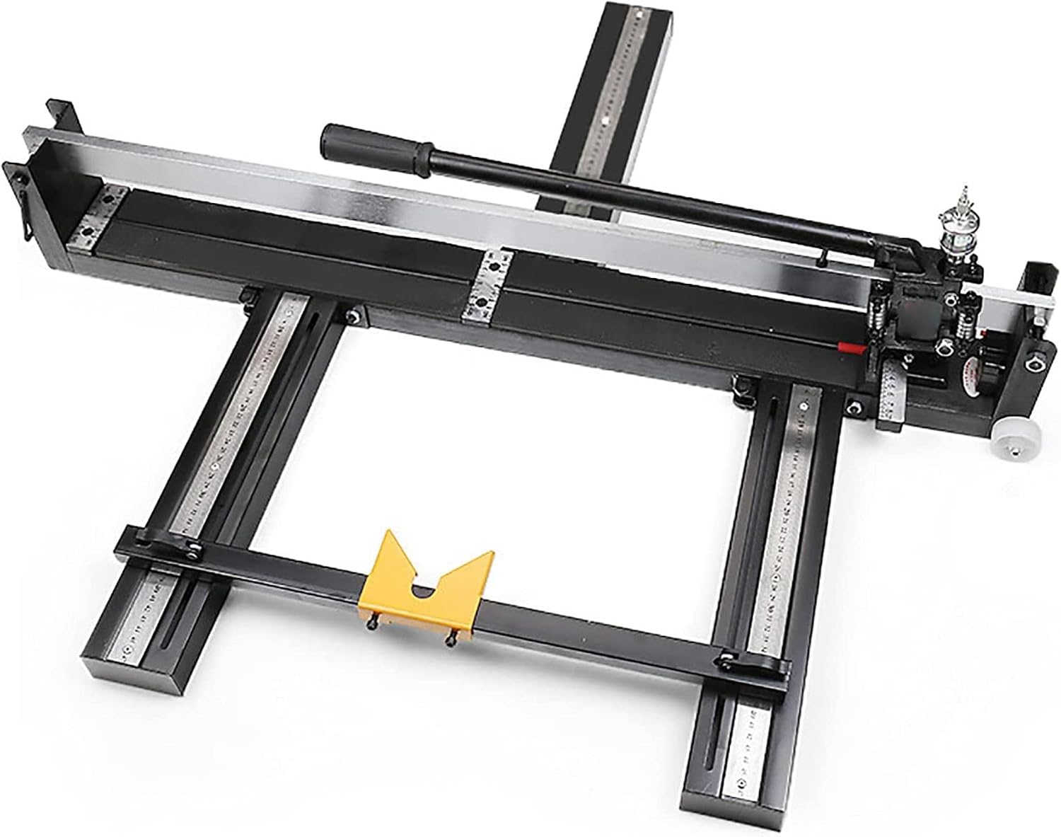 Manual Tile Cutter, 800mm Tile Cutter Single Rail Manual Tile Cutter with Precise Laser Positioning Manual Tile Cutting Tools for Precision Cutting