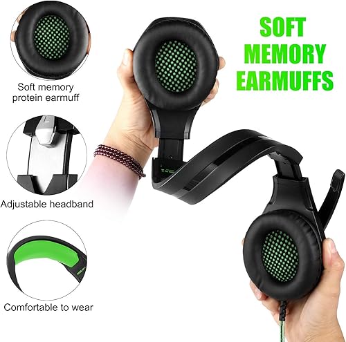 Miniatura 8 de ENVEL Tarjeta de sonido USB+auriculares para juegos con micrófono para PC, PS4, PS5, Nintendo Switch, Xbox One X S