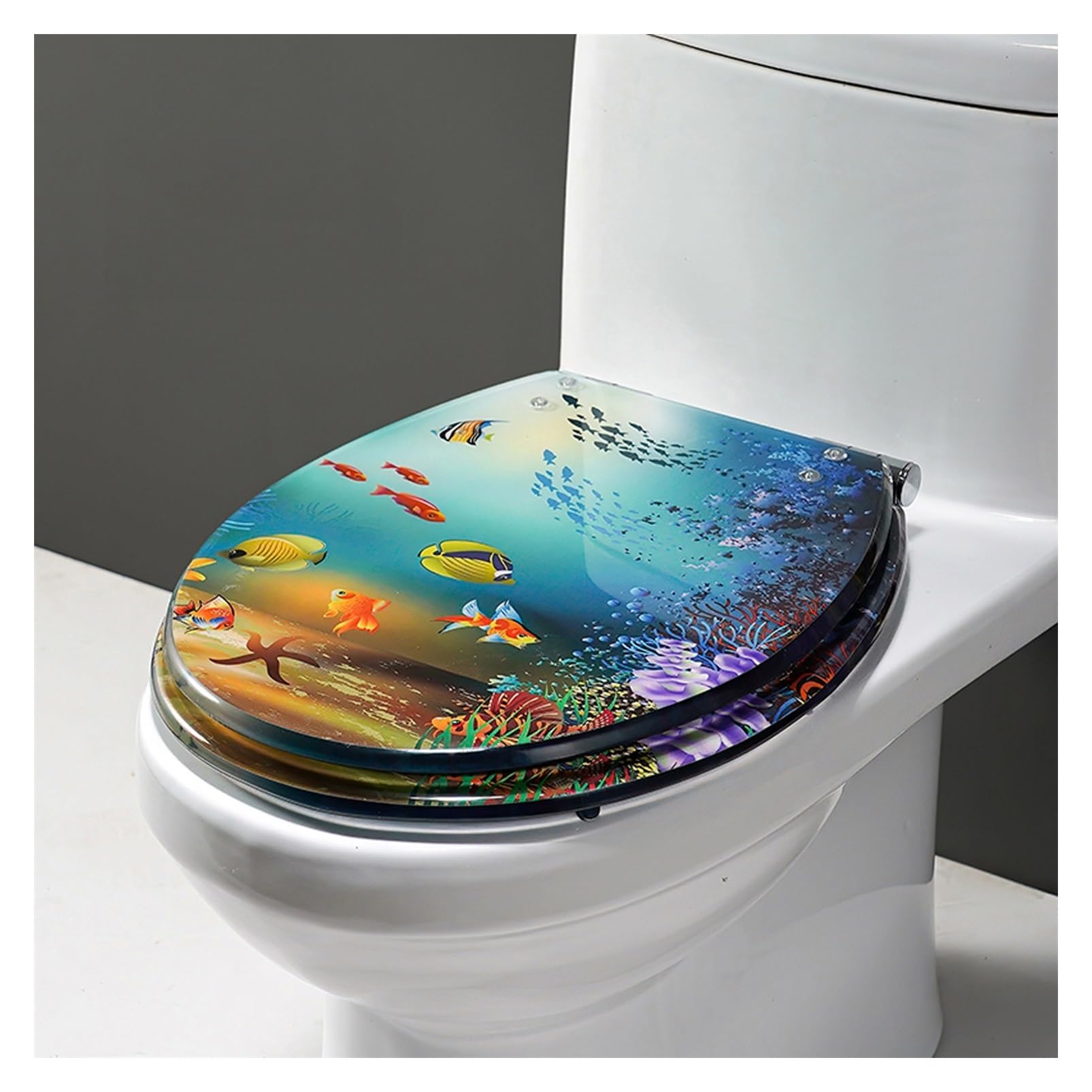 Dxpsxjl C Silent-Losing, Fast-Installation, Toilet Seat, Adjustable, Lightweight, Durable, Portable, User-Friendly, Ompact, Universal, Resin, Quiet, Lose, Hinges, Quick