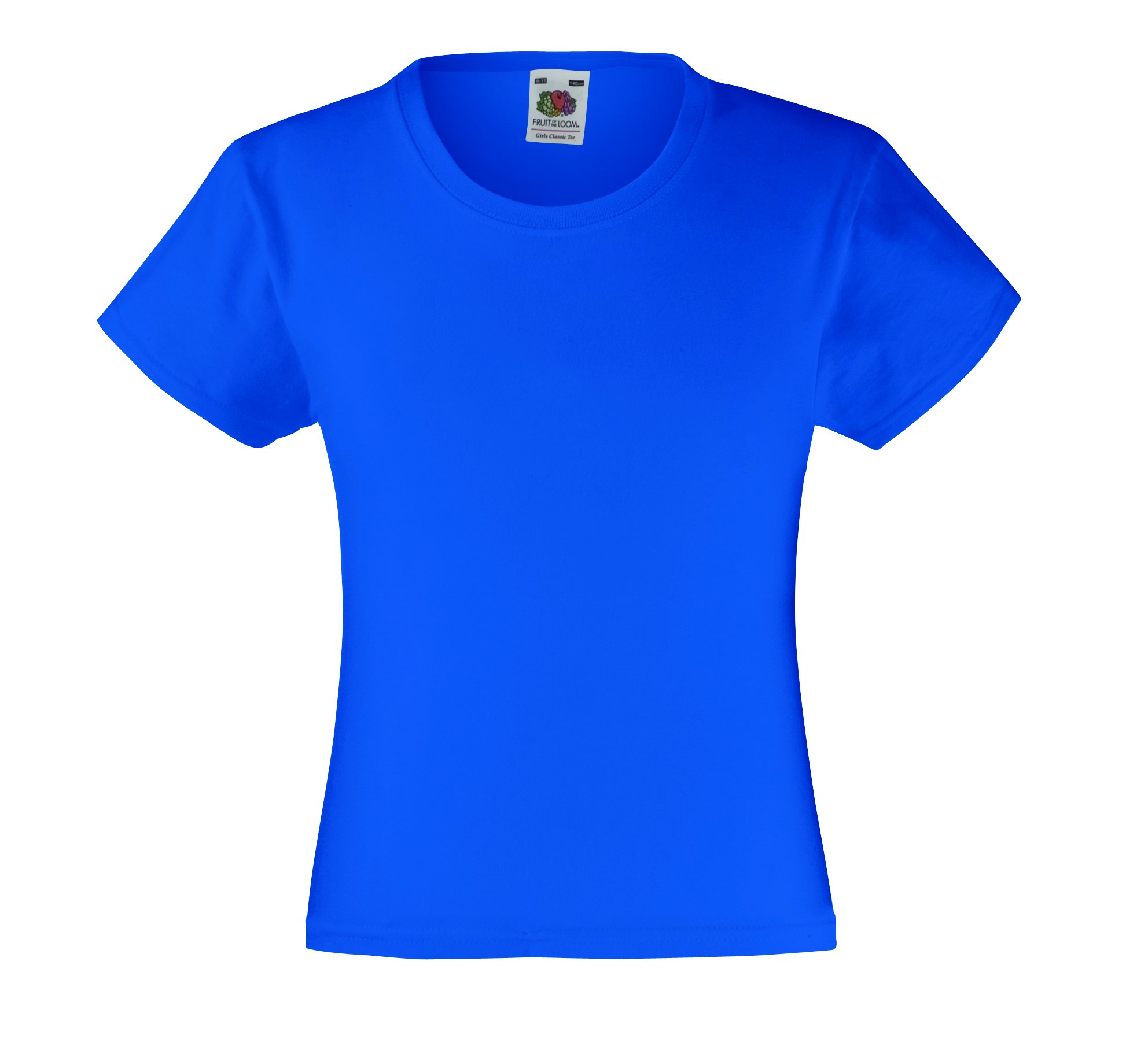 Fruit of the Loom T-shirt à manches courtes col rond pour fille