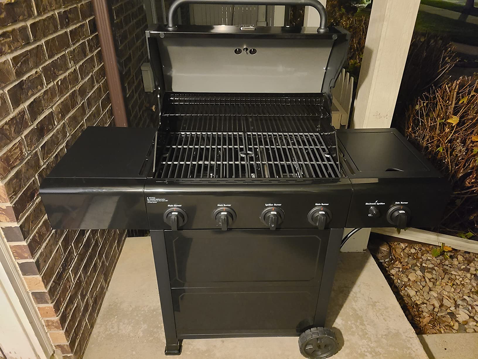 29/mo Finance Kenmore 4Burner Gas Grill with Side Burner, Outdoor