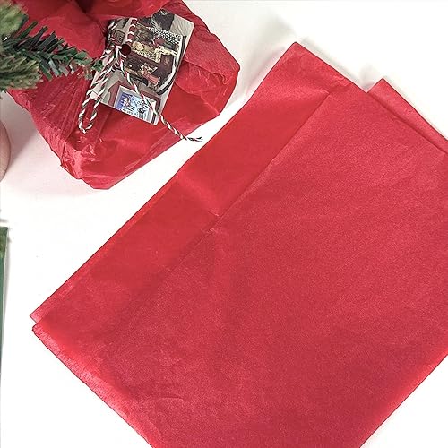 Miniatura 2 de Papel de seda rojo para bolsas de regalo, 40 hojas de San Valentín, bodas, cumpleaños, decoración de otoño, girasol, manualidades, embalaje, papel
