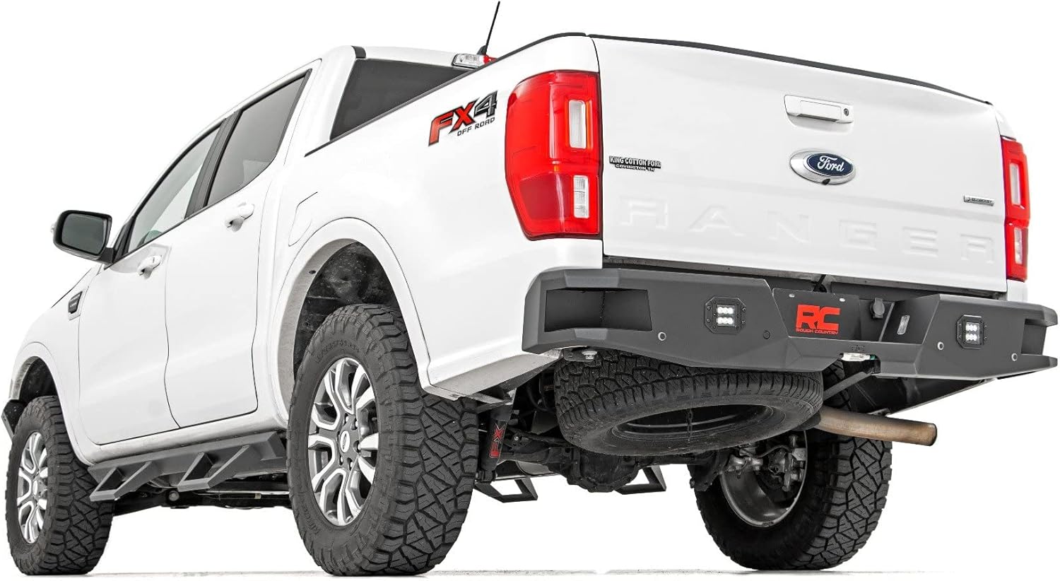 Rough Country Heavy Duty Rear LED Bumper for 2019-2023 Ford Ranger - 10760