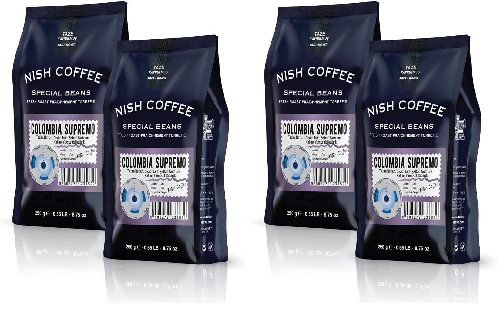Nish Filtre Kahve Colombia 2x250 gr (2 paketi)