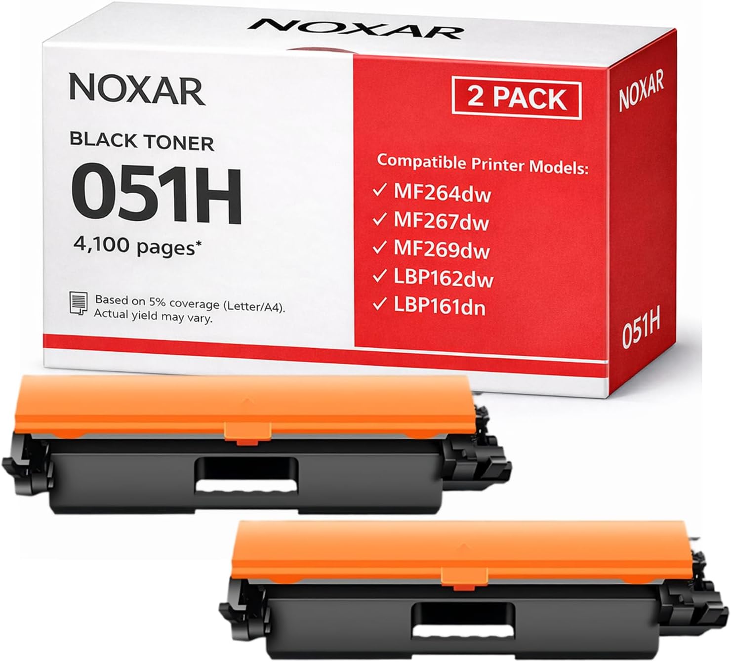 2-Pack 047 Toner Cartridge Black Compatible for Canon CRG047 047 imageCLASS MF113W LBP113W LBP112 MF112 MF110 LBP110 Printer Ink Cartridge