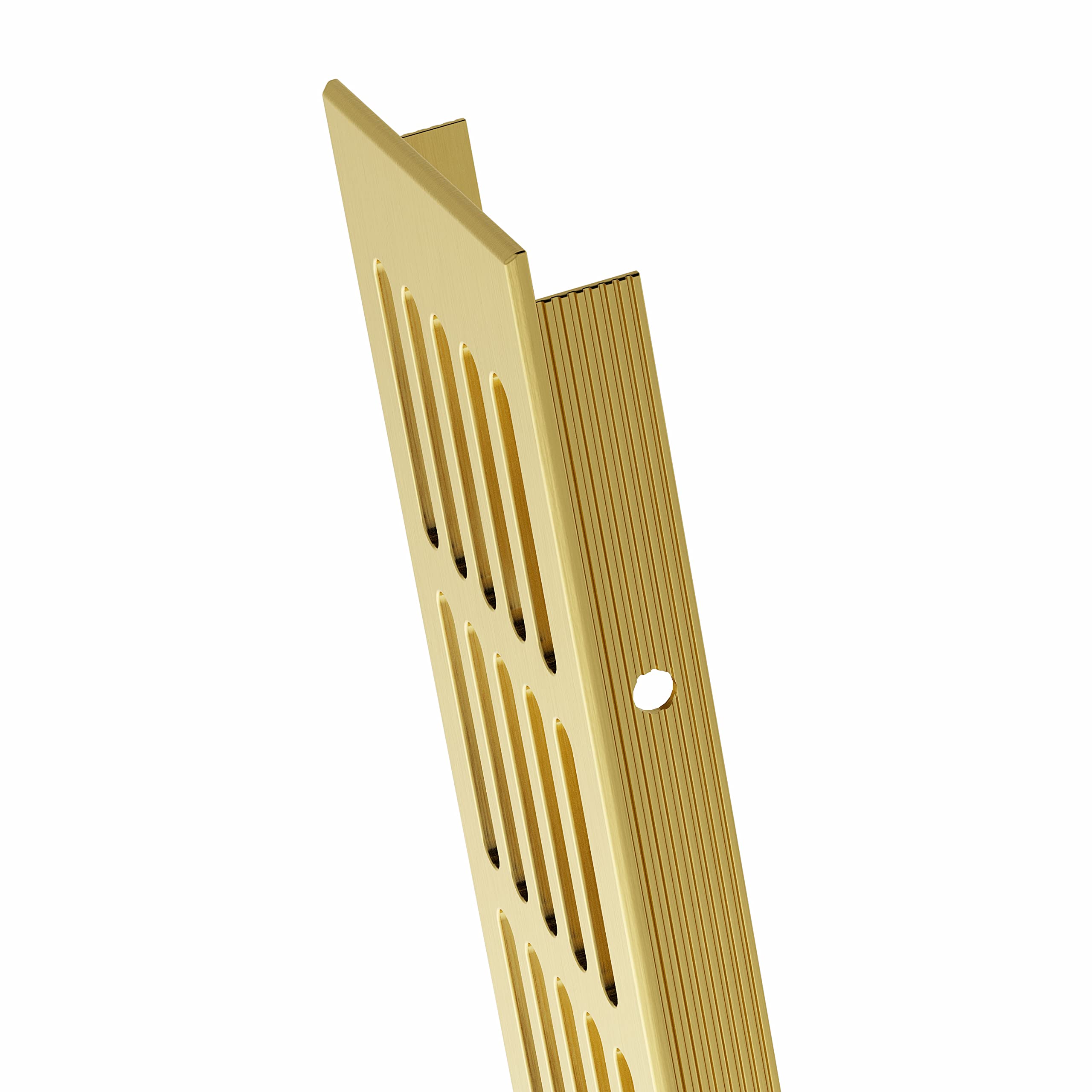 MS Beschläge ® Aluminium Ventilation Grille Sheet Heating Cover 80 mm x 200 mm Various Colours (Gold Anodised - F3) - Image 3