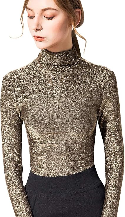 Women's Slim fit Long Sleeve Turtleneck 
