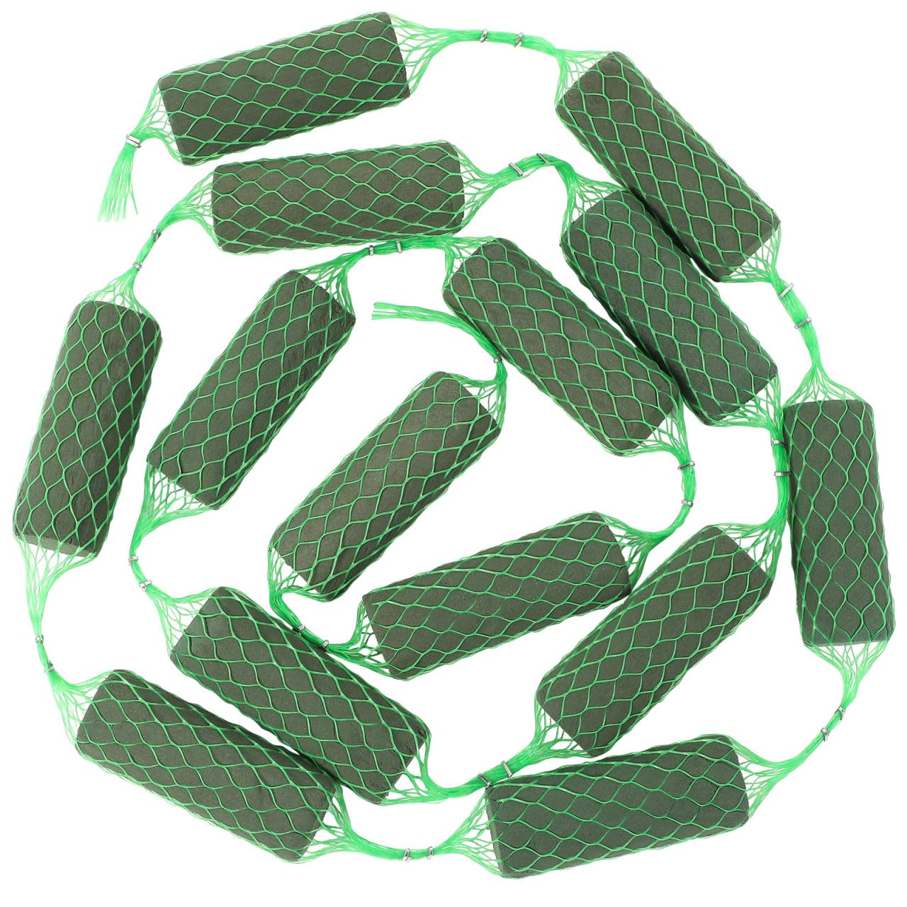 14PCS Floral Foam Blocks for Fresh and Artificial Flowers - Sausage Shape Flower Arrangement Tool Set Floral Craft Dry Foam Bricks Flower Absorption Holder for Wedding Flower Holder Arch Door