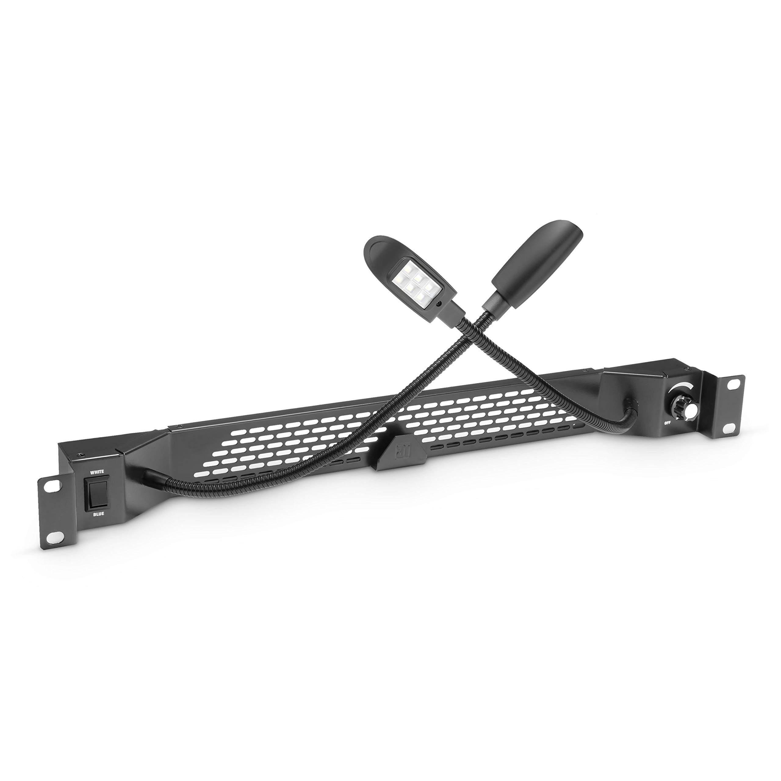 Adam Hall 87463 19" lampa LED do stojaka, podwójna ze ściemniaczem