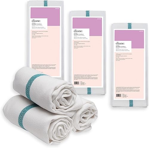 Miniatura 6 de Diane DET005 - Toallas de peluquero 100 algodón 15 x 26 pulgadas para salón spa peluquería paquete de 12
