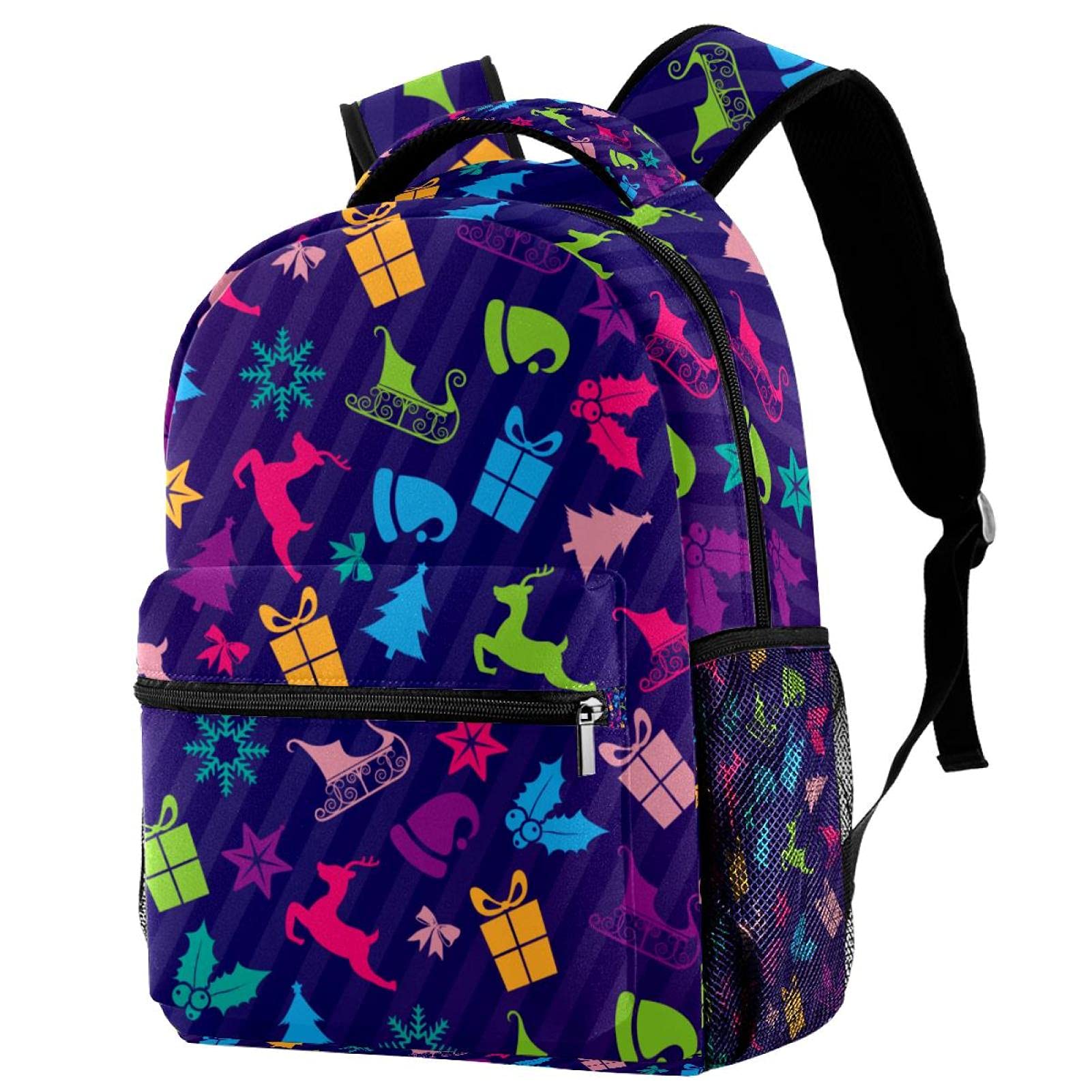 Sac à dos d'écolier de style décontracté et multicolore avec grand confort