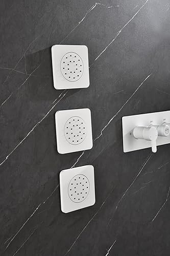 Miniatura 3 de Ztimi Sistema de ducha con cabezal de ducha ducha de mano barra deslizante rociadores de cuerpo brazo de ducha manguera borde de válvula y manijas