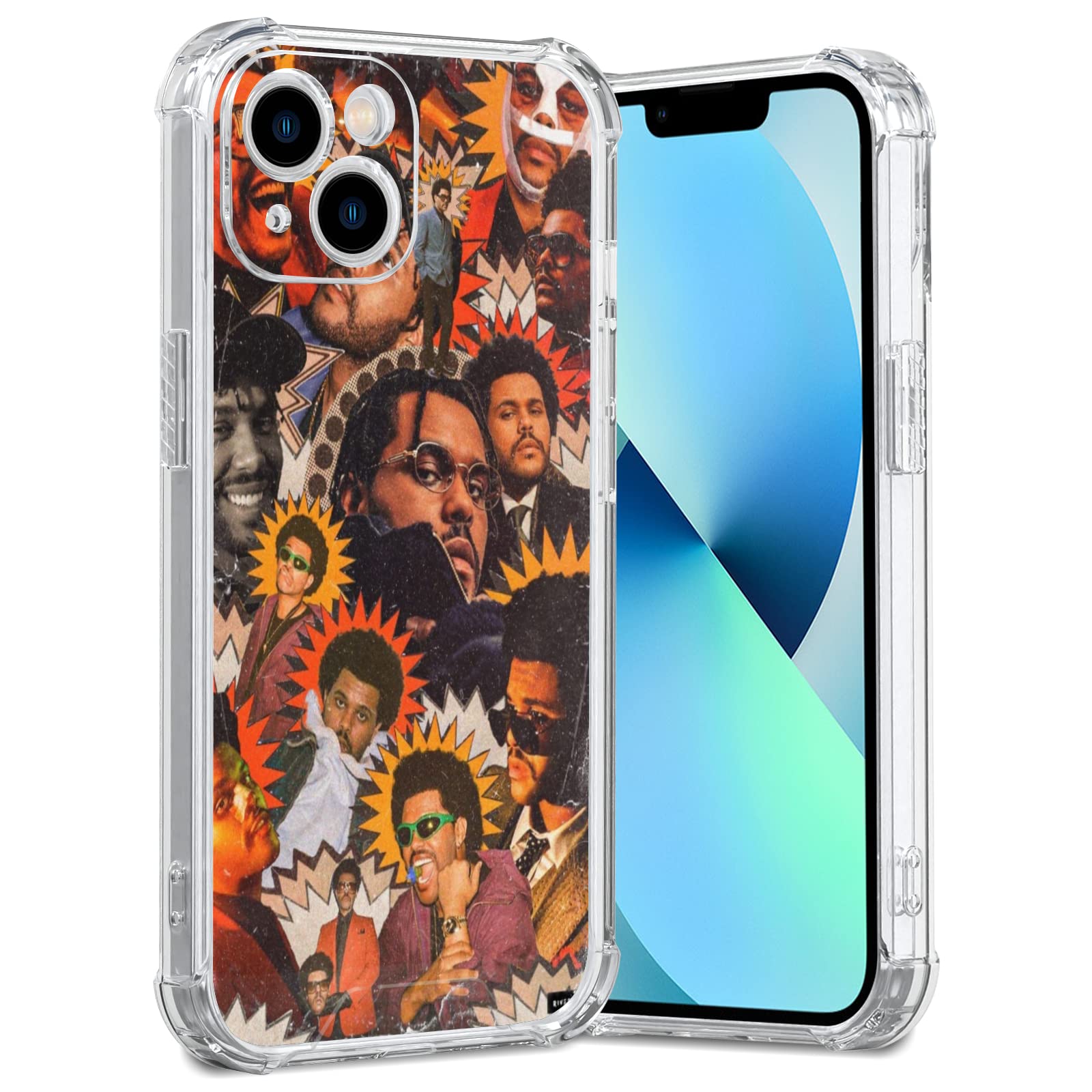 Week Phone Case Compatible Wireless Charging for iPhone 16 15 14 13 12 11 Plus Pro Max Mini Xr Xs Max, TPU Shockproof Protective Aesthetic iPhone Case for Women Girls Men Boys