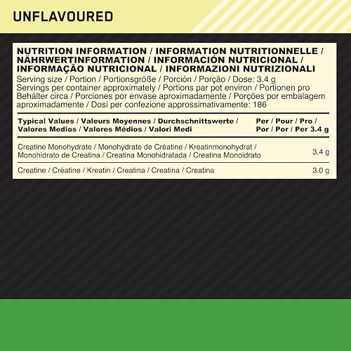 Optimum Nutrition Micronised Creatine Monohydrate Powder, 634g - 10