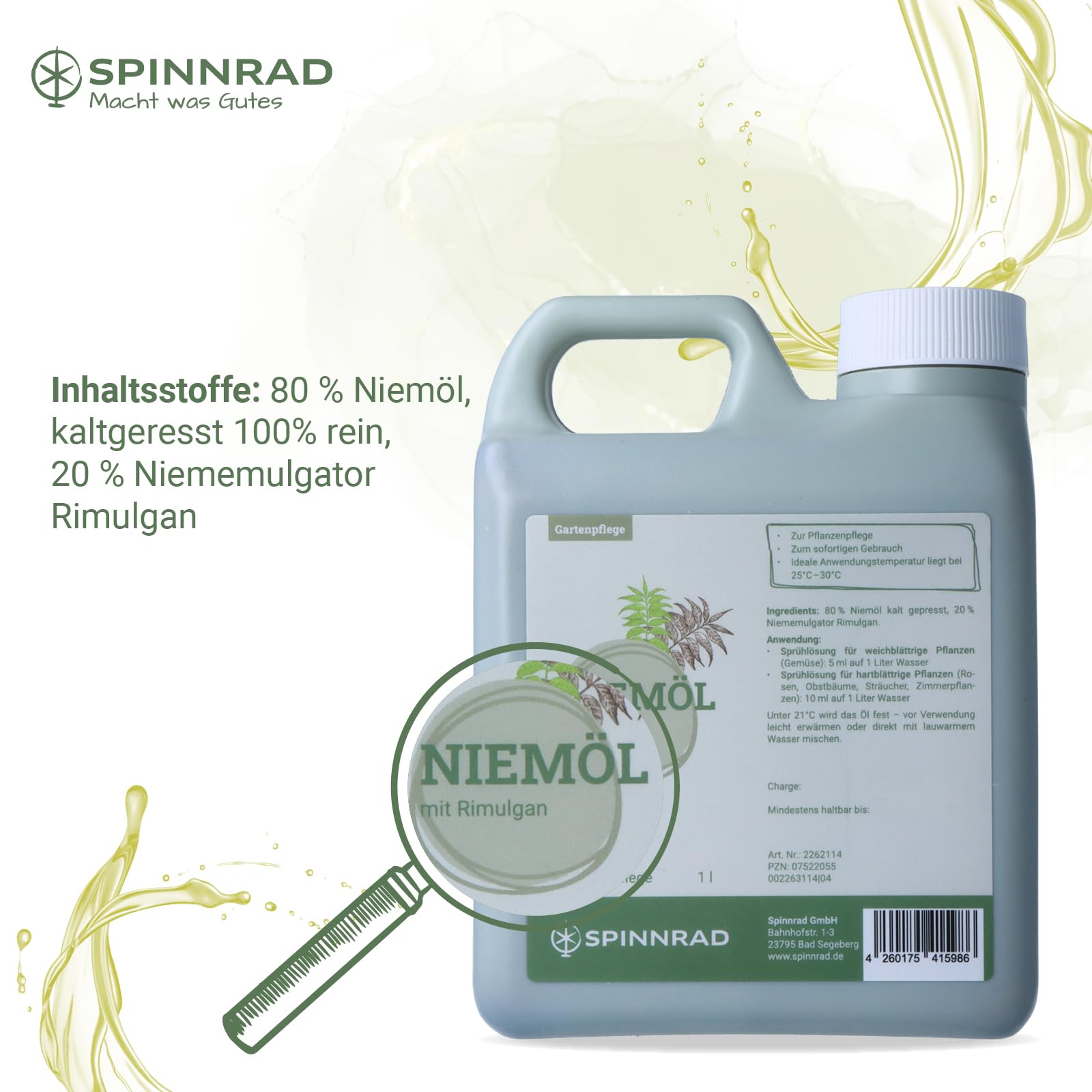 Niemöl und Emulgator Flüssig 1000 ml