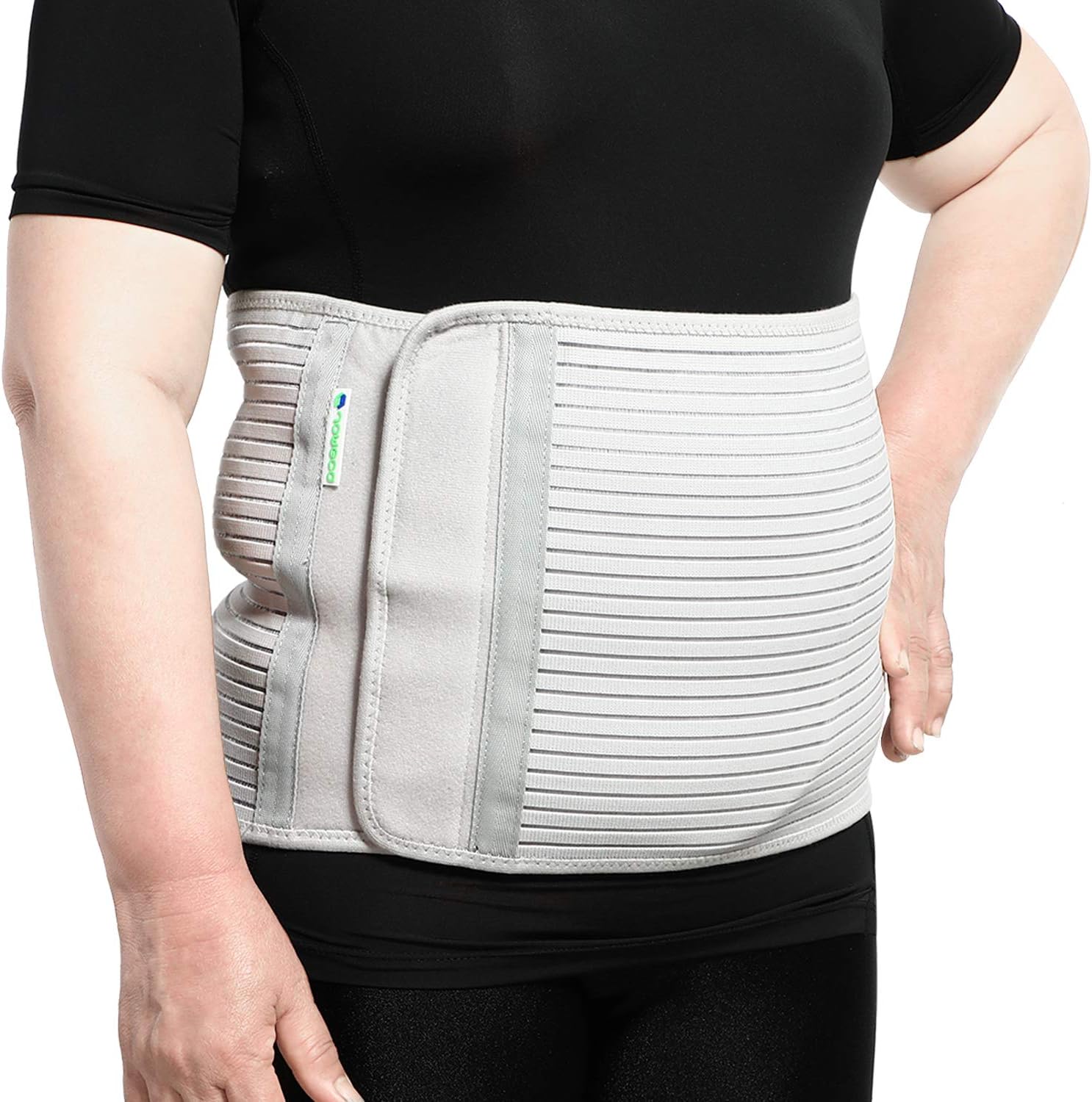 Plus Size Bariatric Abdominal Binder, Hernia Support Compression Belt, Stomach Wrap Help for Bariatric, Postpartum and Post-Surgery Tummy, Close-Fitting Breathable Obese Girdle Fit Men & Women