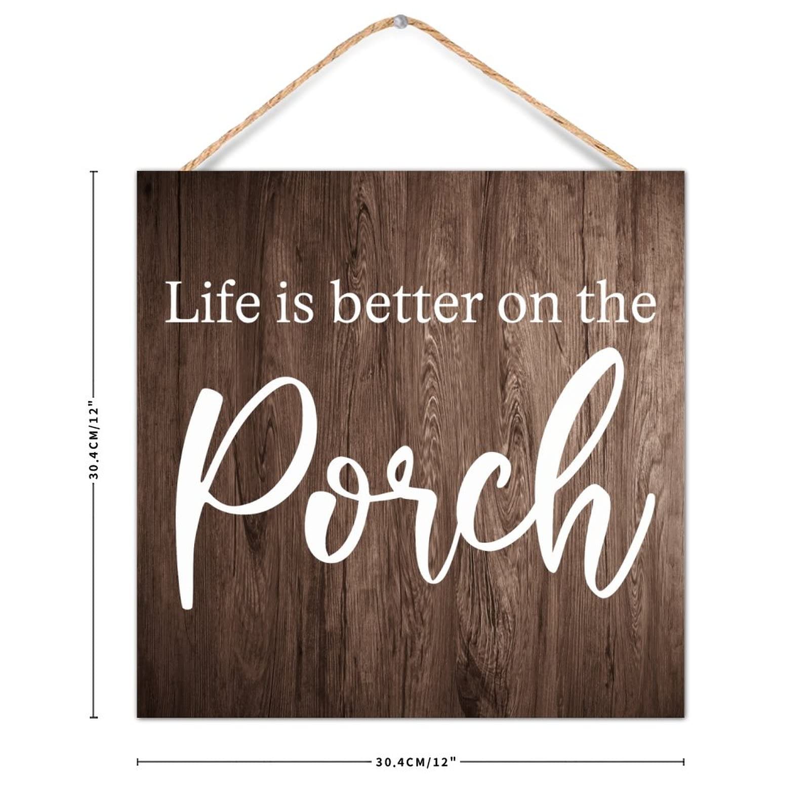 Letrero De Metal Vintage Con Texto En Inglés "Life Is Better On