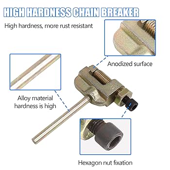 10pcs #35 Chain Master Links, Steel Alloy Roller Chain Connector Link