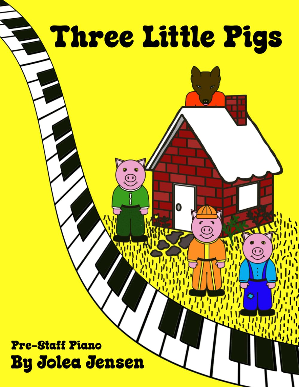 Three Little Pigs: Pre-Staff Piano