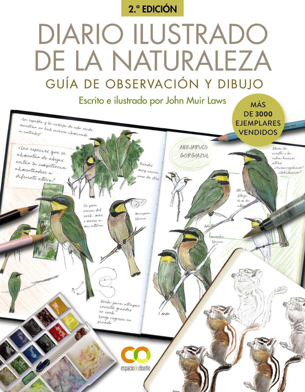 Diario ilustrado de la naturaleza. Guía de observación y dibujo (ESPACIO DE DISEÑO)