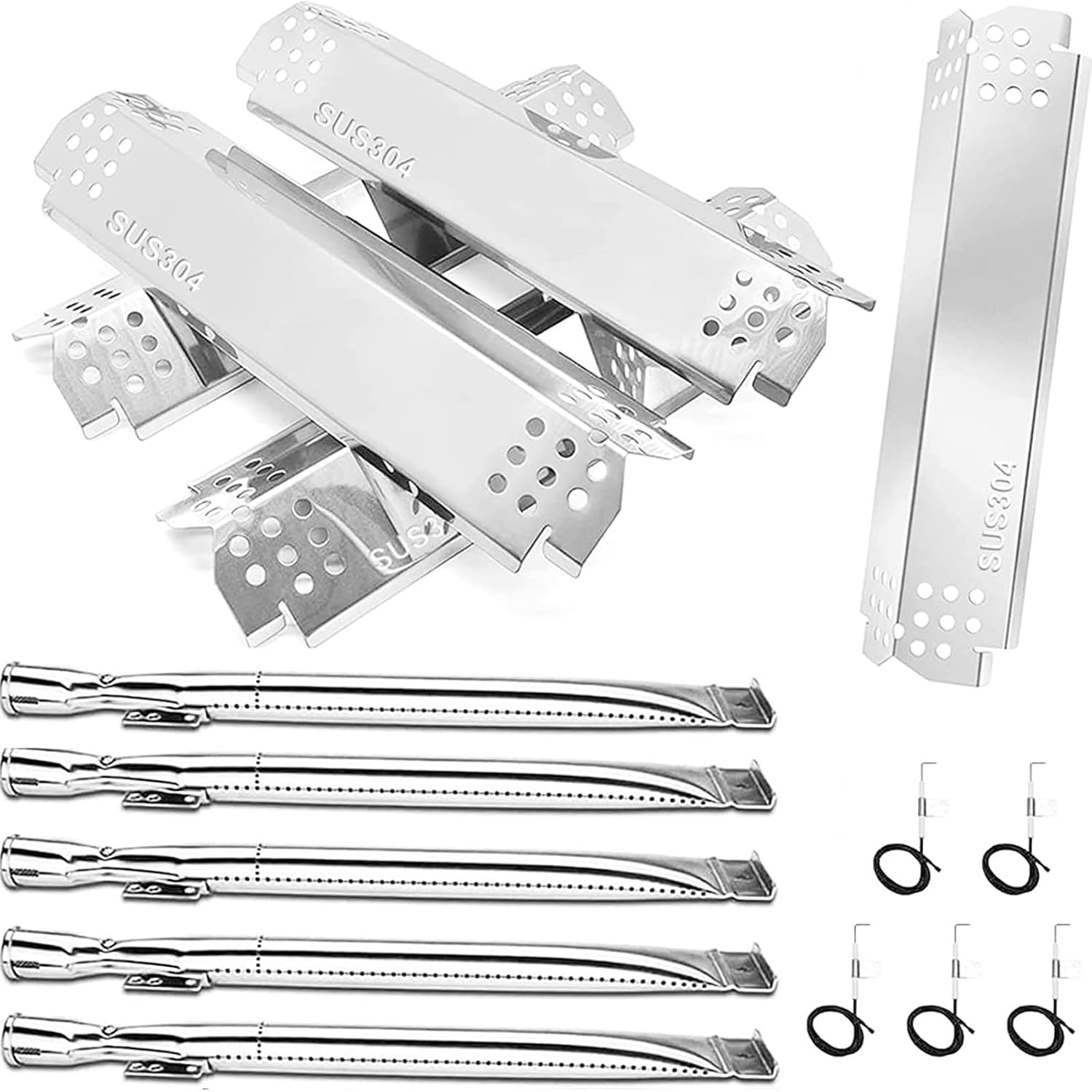 Hisencn A Series Grill Parts Kit for Home Depot Nexgrill 7200830H, 5 Burner 7200888 7200888N