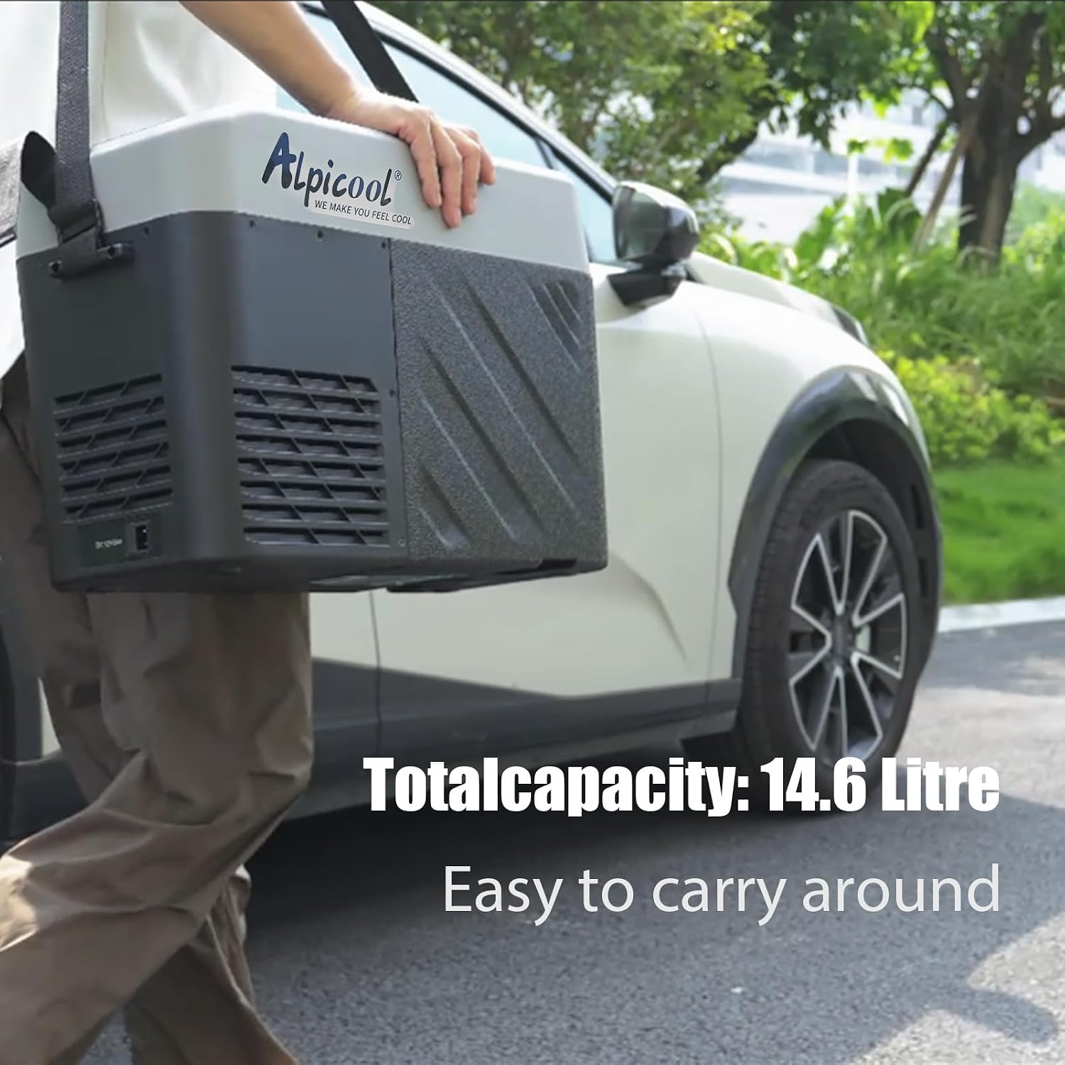  KCF15 Portable Freezer,12 Volt Car Refrigerator, 15.4 Quart (14.6 Liter) Fast Cooling 12V Car Fridge -4℉~68℉, Car Cooler, 12/24V DC thumbnail