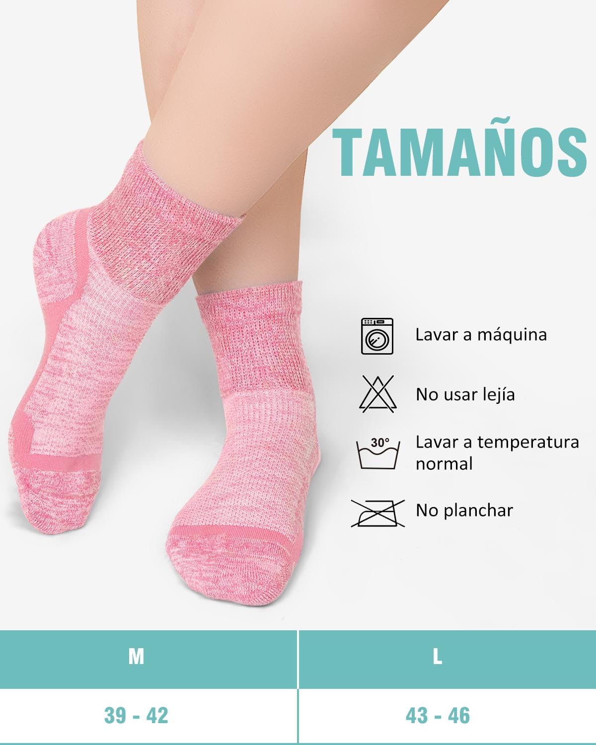 Calcetines Diabeticos Hombre Mujer: Calcetines Bambu Sin Costuras Sin Goma Extra Anchos No Aprietan para Pies Hinchados