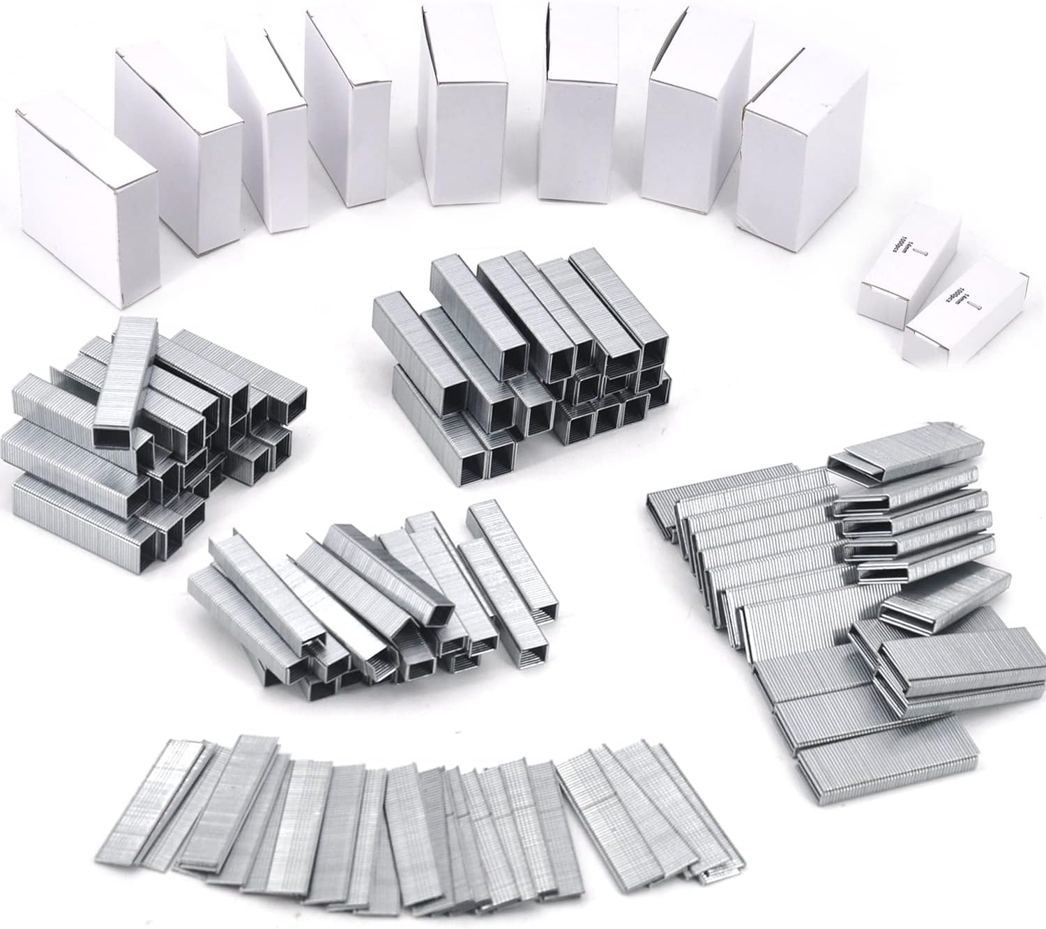 Werktough Staples 8mmx1000x2+10mmx1000x2+12mmx1000x2+14mmx1000x2+14mmx1000Tx2 x1
