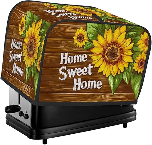 Miniatura 9 de Cubierta moderna para tostadora de uvas de vino tinto, protección de 2 rebanadas contra el polvo y las huellas dactilares, fundas para pan, fundas