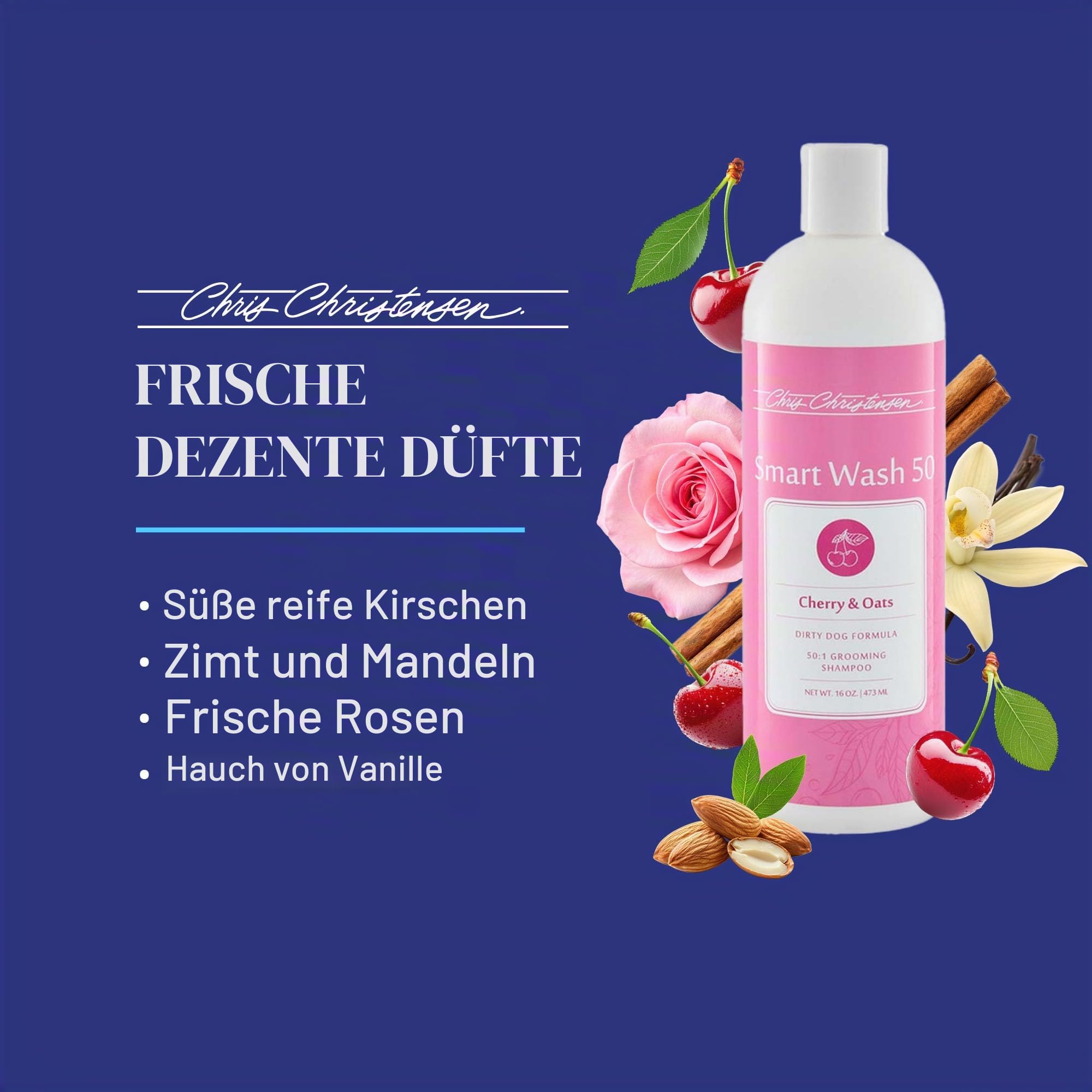 Chris Christensen Smartwash 50 Shampoo Cherry & Oats 3.8L