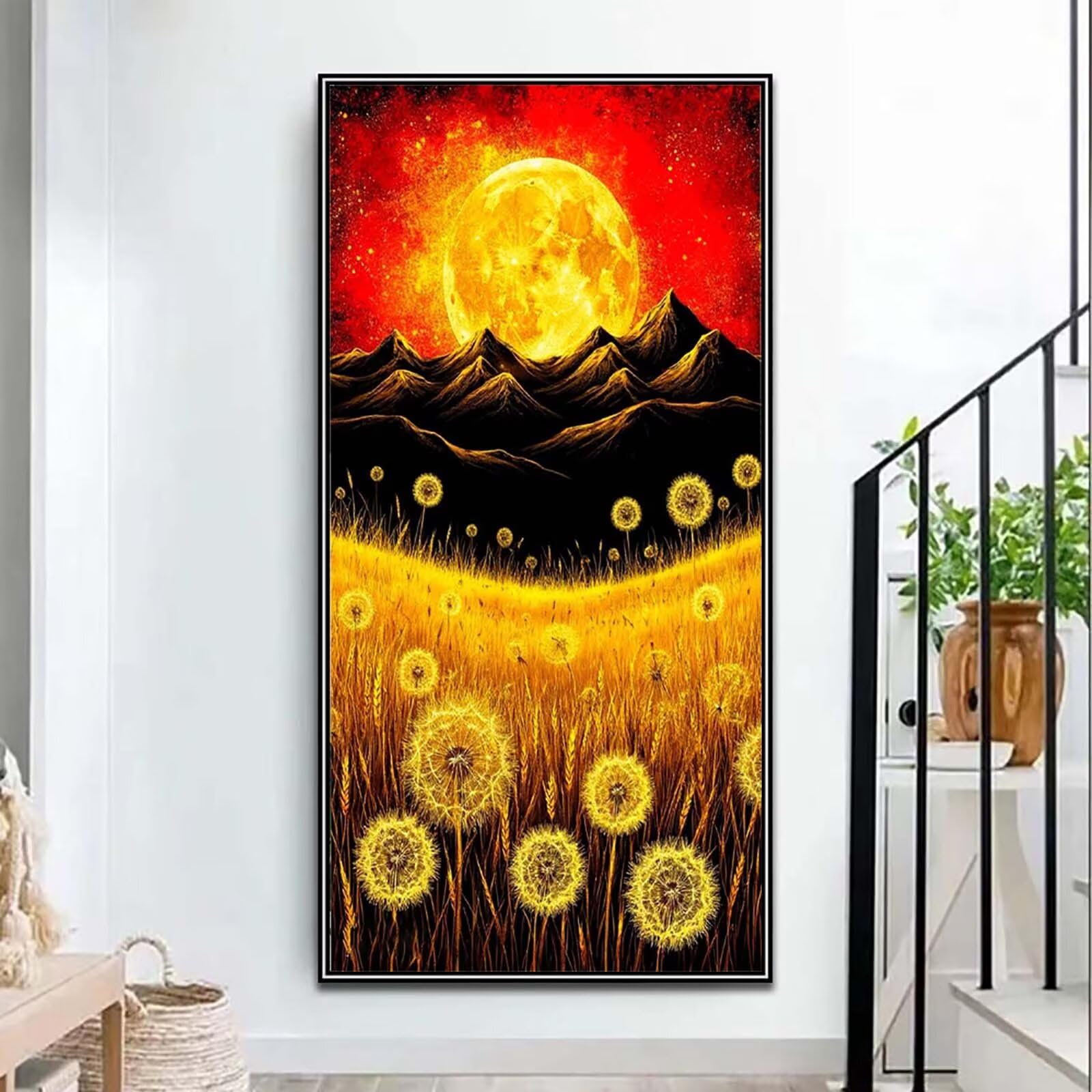 Diamentowe pasmo górskie, DIY diamentowe malowanie dorośli 60x120cm n5w-886