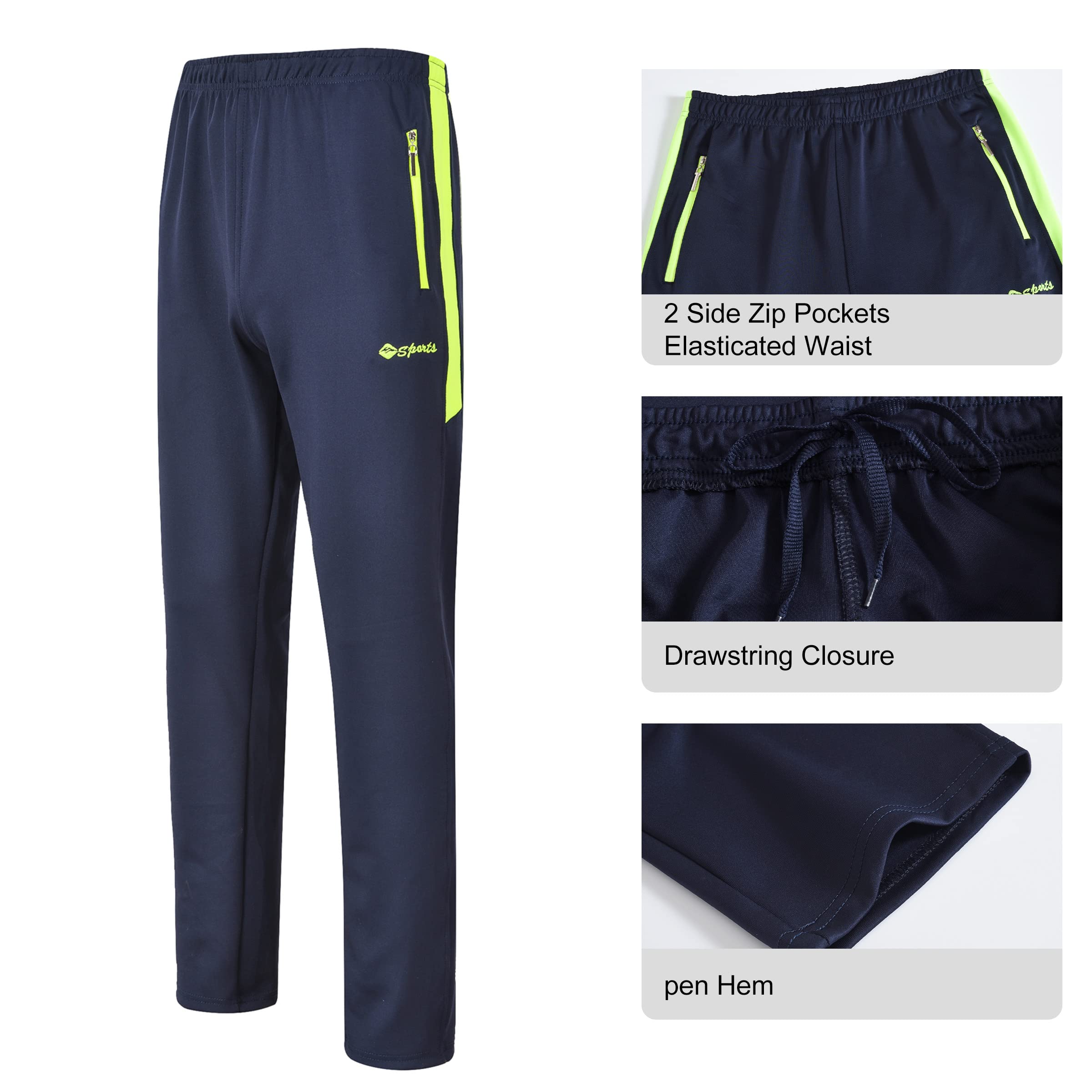 Rdruko Herren-Trainingsanzug-Set, kontrastierend, durchgehender Reißverschluss, Sportjacke, lässige Joggingjacke, Kordelzug, elastischer Bund, 2-teilig mit Reißverschlusstaschen