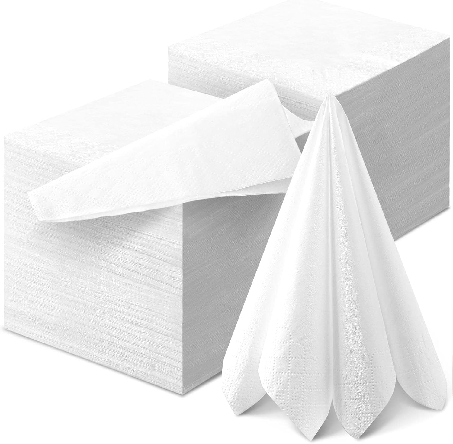 600 Pieces Disposable Napkins 8.98 x 8.98 Inches Bathroom