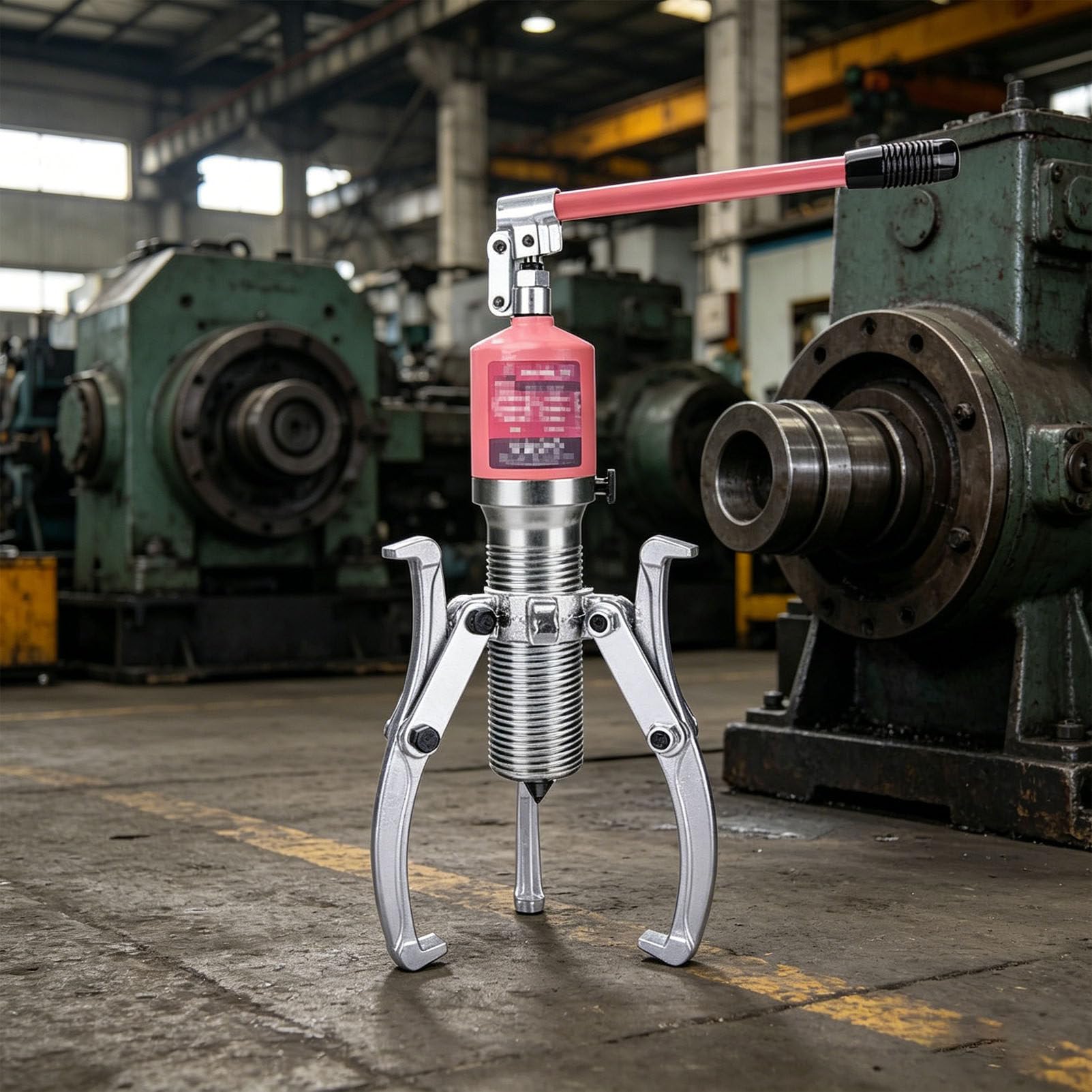 PioMue Bearing Puller for Vertical or Horizontal Application, Heavy Duty 3-Jaw Hub Separator,Capacity Bearing Separator Tool,Hydraulic Gear Puller Wheel 15T/33000LB