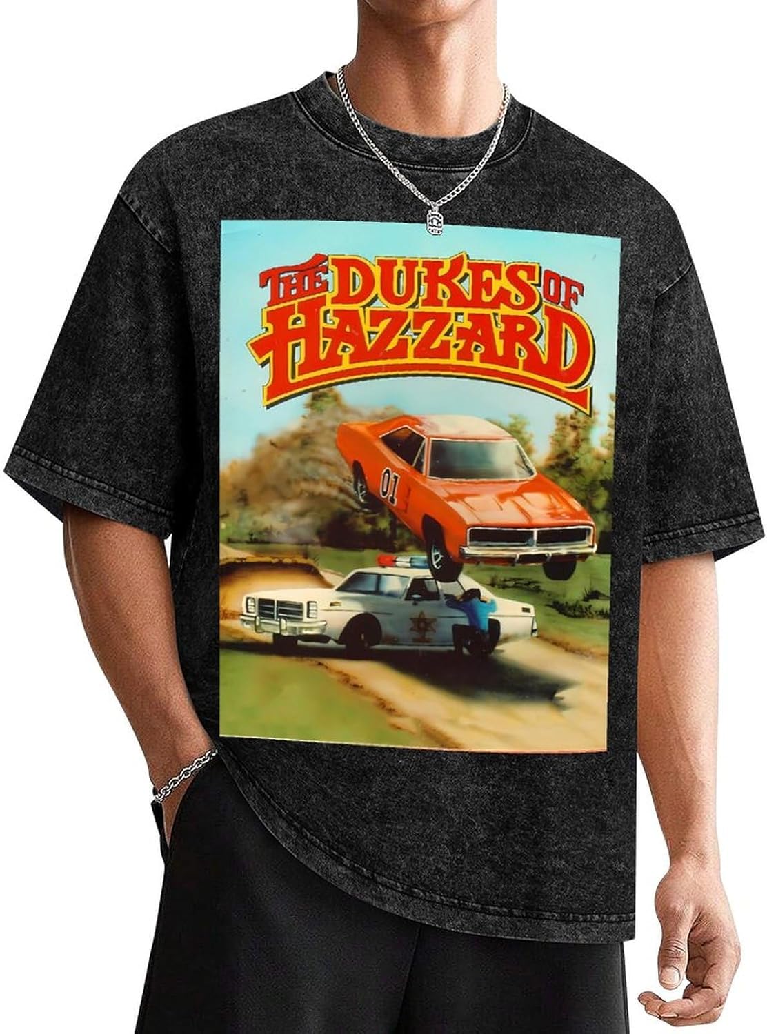 New Dads Crew Neck Short Sleeve Top for Hazzard Dukes T Shirts,Funny T Shirts for Sports
