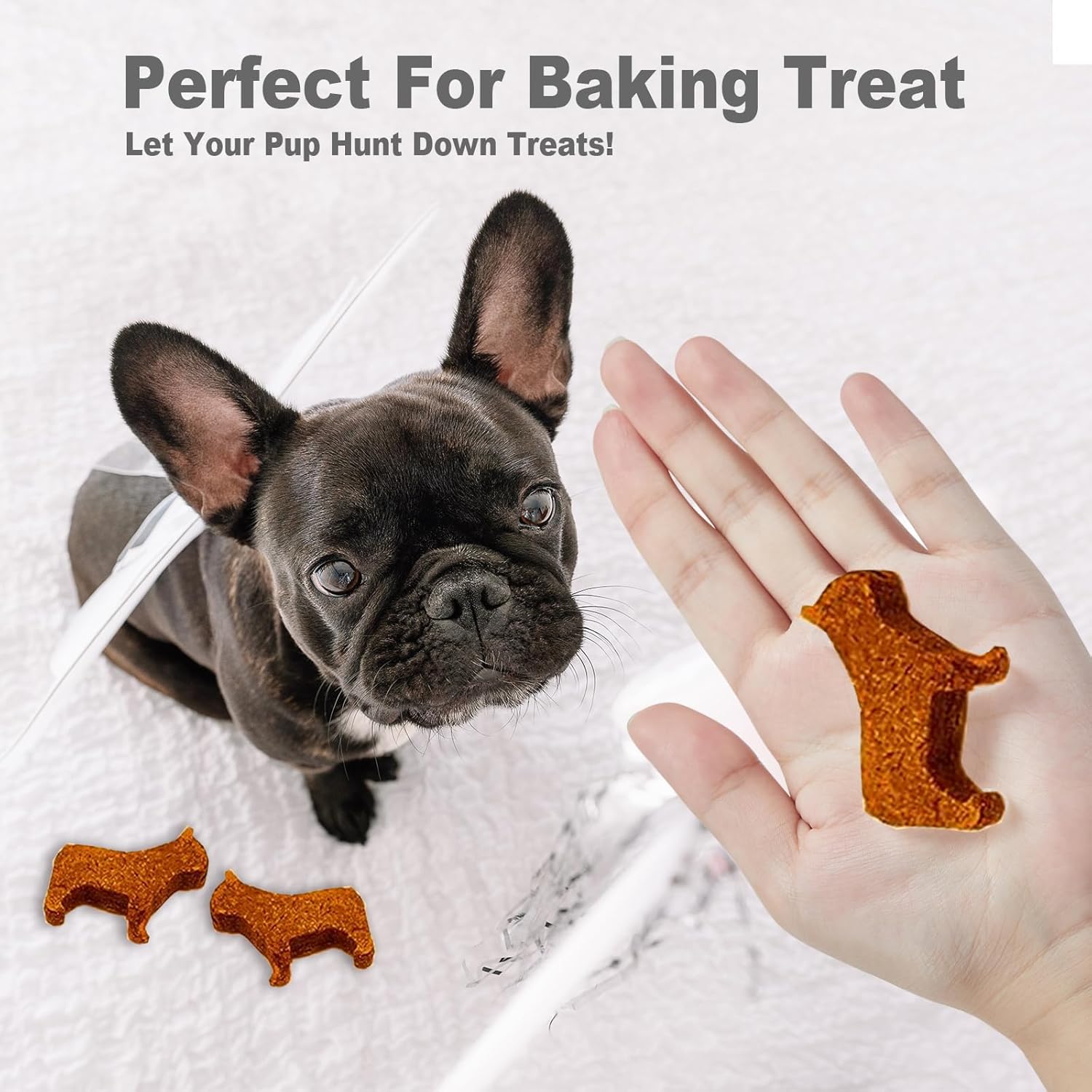 ACOOKEE French Bulldog Ice Cube Mold, Frenchie Bull Dog Ice Cube Tray for Whiskey,Cocktail,Bourbon, Cute Novelty French Bulldog Gifts for Decor, BPA Free
